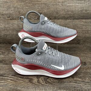 Nike InfinityRN 4 ReactX Running Shoes Women's 7.5 Gray Red White FJ1222-013